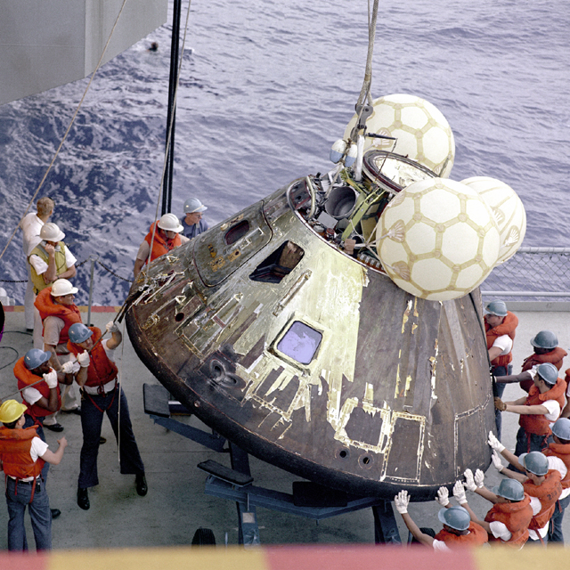 Space History Photo: Odyssey On Deck
